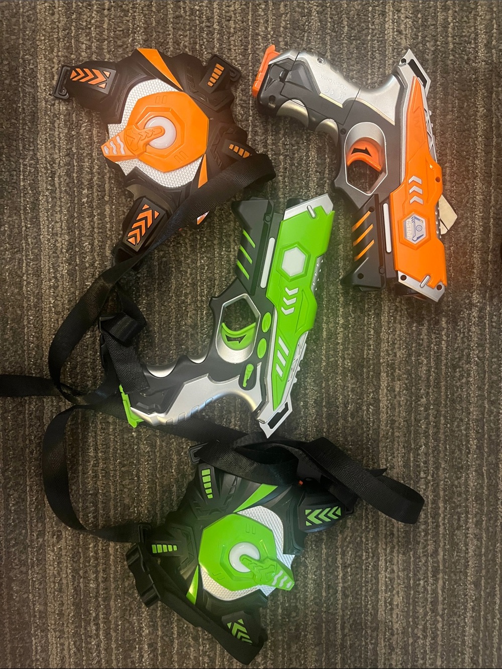 Orange & Green CStar Laser Tag Blaster Set - 144